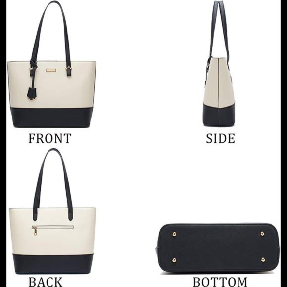 5 Pcs Satchel Purses and Handbags for Women Shoulder Tote Bags Synthetic Leather - Picture 2 of 6